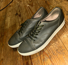 Lanving Green Leather Shoes