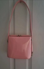 1960s Patent Mod Handbag With