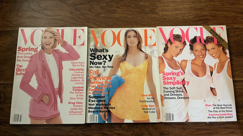 Vintage lot 1994 vogue - -,