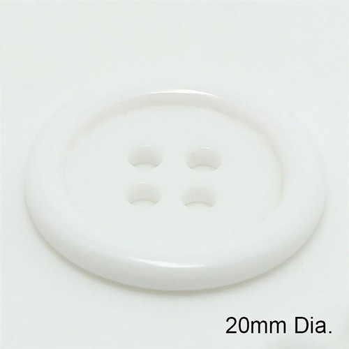20mm round resin - 20mm,