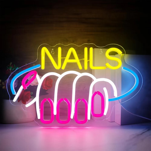 Nail salon light led neon - salon,