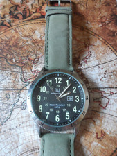 Vintage TAVISTOCK & JONES OVERSIZED WATCH  -  glow in the dark Numerals/Hands