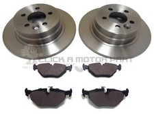 ROVER 75 1.8 2.0 CDT CDTi 2.5 V6 CONNOISSEUR NEW 2 REAR BRAKE DISCS AND PADS SET