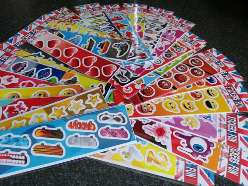 Cute fun stickers bnip - 1, pk