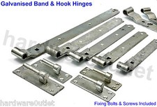 1 Pair CRANKED Galvanised Hook