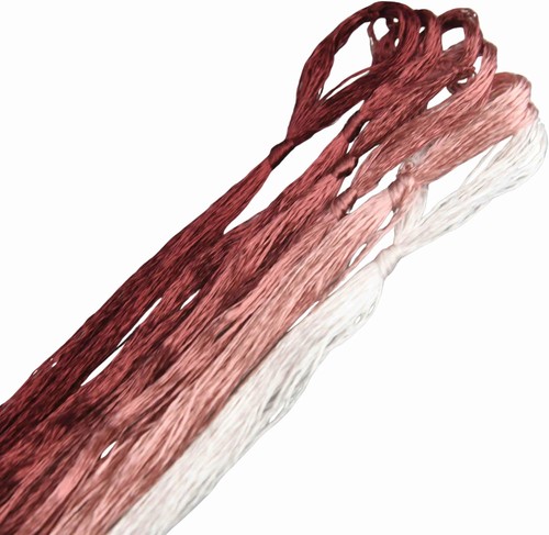 Skeins mulberry silk floss - skeins,