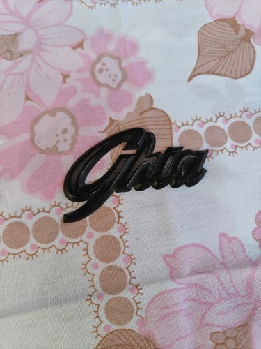 Vintage ford ghia car - ford, badge