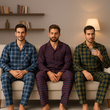 Mens PJ's Pyjama Set Pyjamas