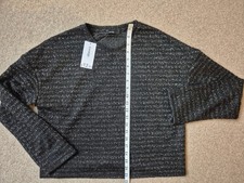 George ASDA Black Jumper BNWT Size 14