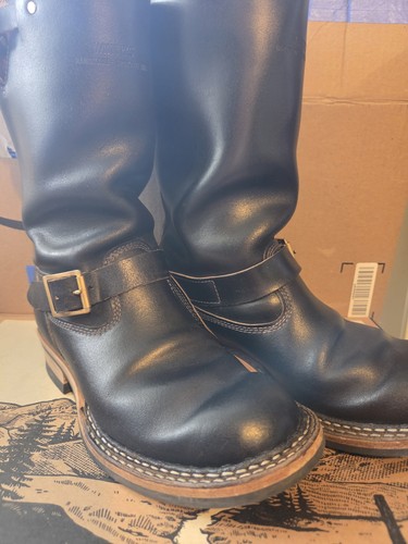 White nomad engineer boots - engineer,
