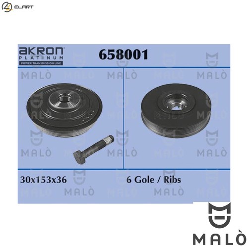 Belt pulley crankshaft 658001 - belt,