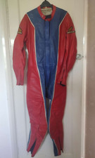 Vintage 1980 Motorcycle Race Leathers 40" Honda-Style - For Repair Casual Use