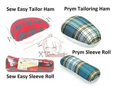 Tailor Ham Sleeve Roll PRESSING IRONING tool Tartan PRYM SEW EASY UK Seller