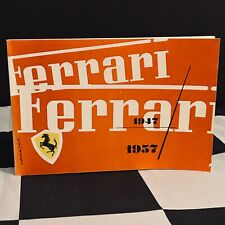 FERRARI YEARBOOK 1957 REPRINT 1977 BROCHURE ANNUAL REPORT 315 MM 250 TR 801 F1