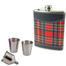 Hip Flask 8oz Set Stainless