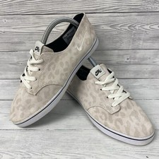 Nike SB Braata Lite Beige/Nude Leopard Animal Print Suede Trainers Shoes UK 5 PK