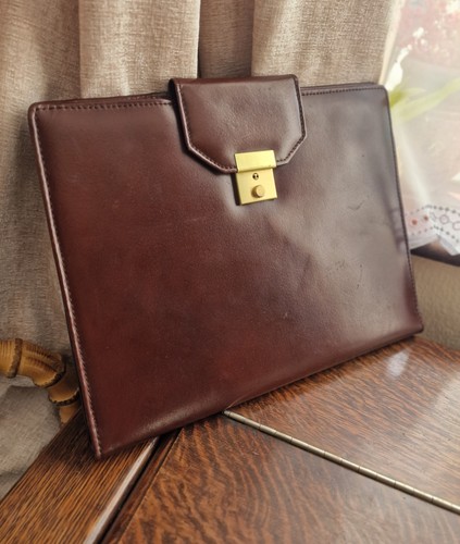 Vintage smooth brown leather - brown,