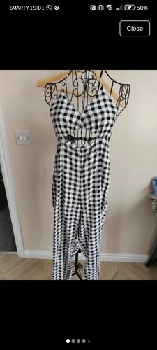 Zara black white gingham - black,