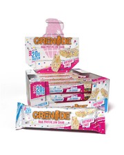 GRENADE Birthday Cake Protein Bars 12x60g Box – BBE 02/25 – High Protein Snack