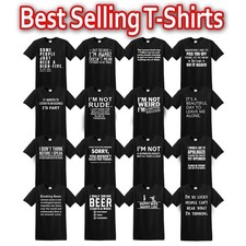 Mens Funny  T-Shirts Joke T-Shirt Clothing Birthday Gift Novelty Shirts Top Tee