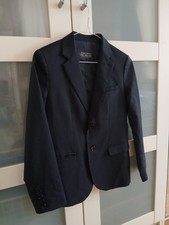 Boys Zara Formal Single Breast Suit Jacket Age 11-12 Navy Blue Smart Formal