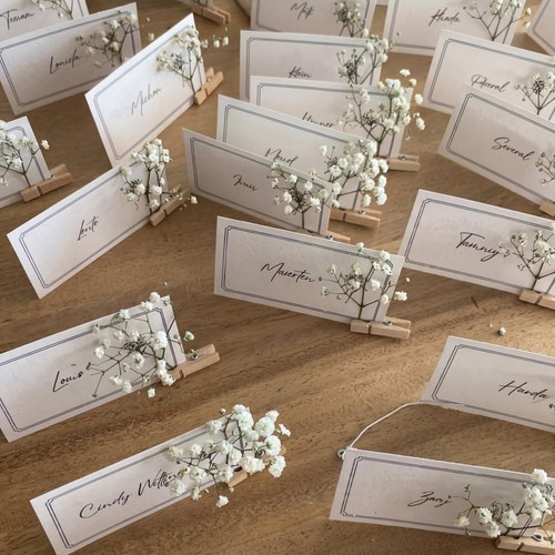 Pcs wedding place cards - 50,