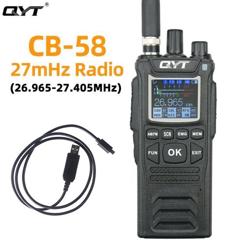 Walkie talkie 27mhz qyt - 27mhz, am/fm