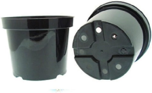 Hydroponics black round - black,