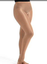 Capezio Womens Professional Fishnet Seamless Tights Caramel Beige Size M