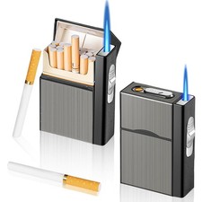 Cigarette Case with Lighter