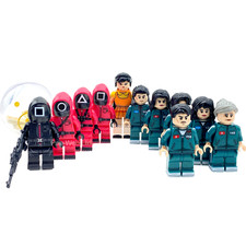 Squid Minifigures Series 3 Custom Figures Player 456 The Officer Soldier Gaming