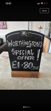 Pub Bar Table Top Wooden Sign