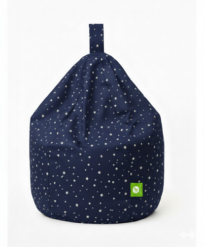 Kids navy stars bean bag - kids,