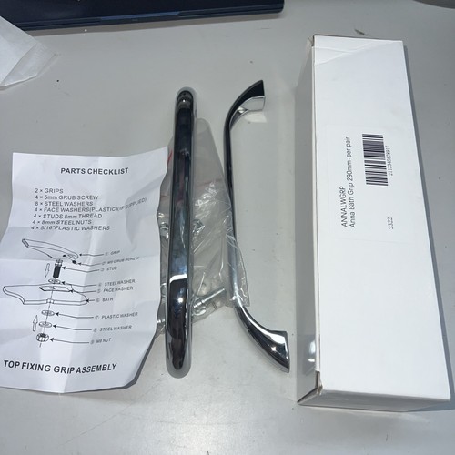 Bath chrome grips handles - chrome,