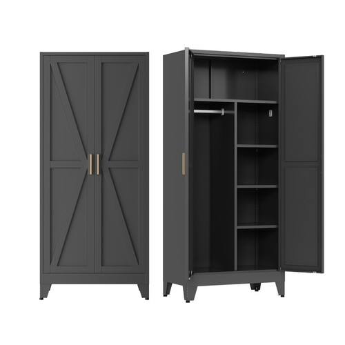 Metal wardrobe - 71'',