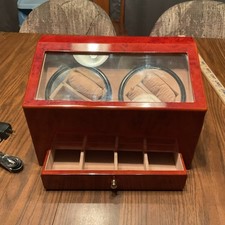 Revolving Wood Watch Case
