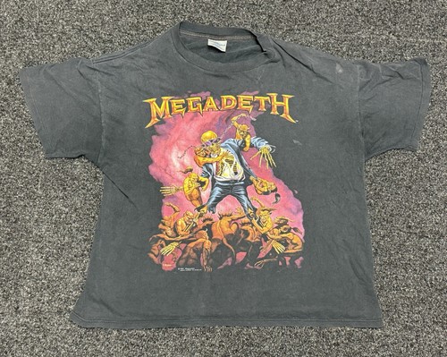 Vintage megadeth band shirt - vintage, t-shirt