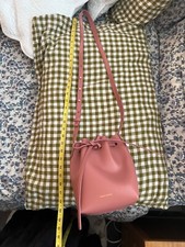 Mansur Gavriel Mini Mini Leather Bucket Bag in Blush
