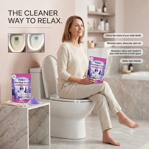 2bags fizzclean toilet foam - toilet,