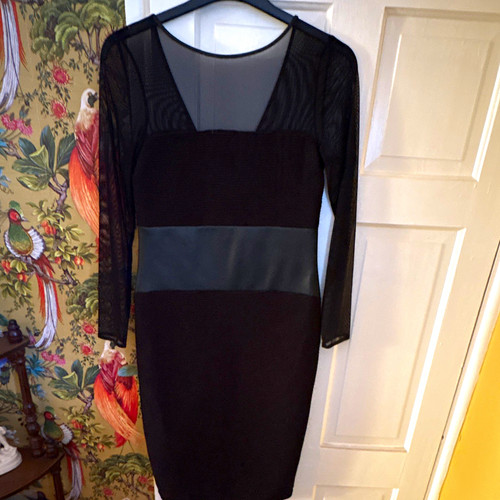 Amy childs black sheer mesh - childs,