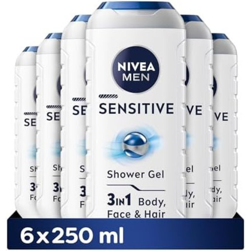 Nivea men sensitive shower gel - nivea,
