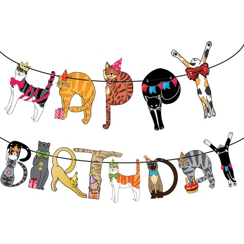 Cat banner pet - cat, happy