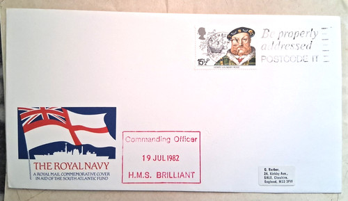 Falkland islands 1982 cover - falkland,