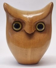 Vintage Myrtlewood Owl Carving