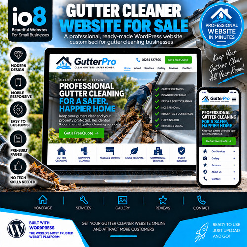 Gutter cleaner website - gutter,