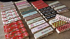 Vintage Chic Magnetic Memo Wood Pegs Paper Clips Shabby Fridge Magnet Magnets