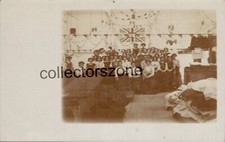 Bradford  MIll Workers in mill Decorated For King George V Coronation RPPC