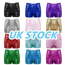 UK Kids Girls Sparkly Sequin