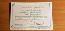 Rolex vintage chronometer