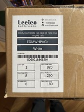 Lecico Doc M Rails Pack White - 5 Rails + drop down rail - Bathroom Set